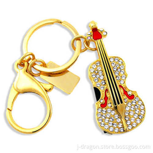 1 to 32GB Guitar Jewelry USB Flash Memory with Perfect Performance and 10 Years Data Retention